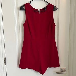 Forever 21 Red Romper